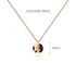 Solid 925 Sterling Silver Initial Alphabet Personalised Disc Necklace